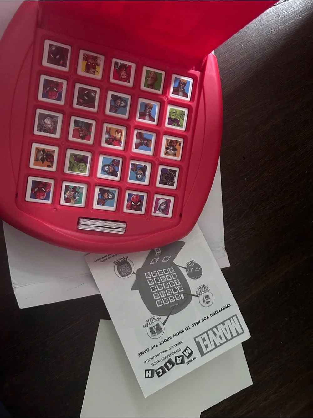 Marvel Match Crazy Cube Game - Red & Blue Artwork